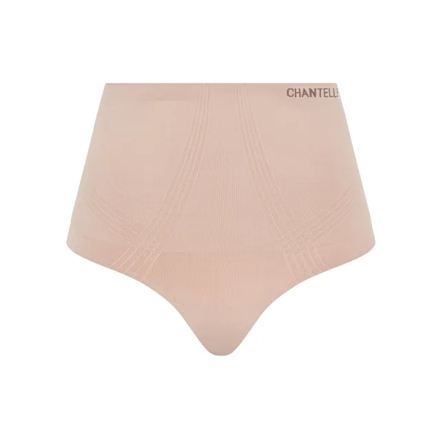 【Chantelle 仙黛爾】Smooth Comfort.修飾高腰內褲 S-XL 膚色.10U70_00Q(雙層超柔纖彈性織布修飾線條.無痕)