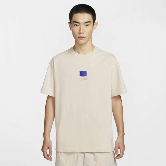 NIKE 耐吉 AS M NSW TEE M90 OC LBR SEGA 男短袖上衣-米白(FZ5393104)