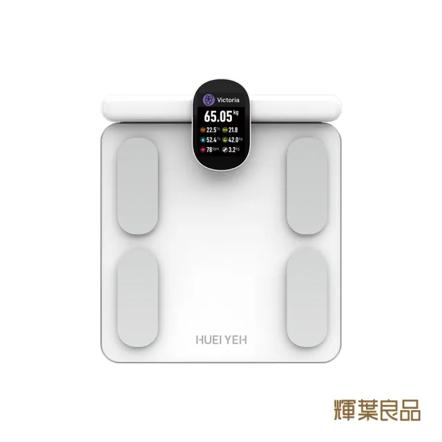 【輝葉良品】八電極智能體脂計 HYG-P100(體重機 體脂機 APP監測)