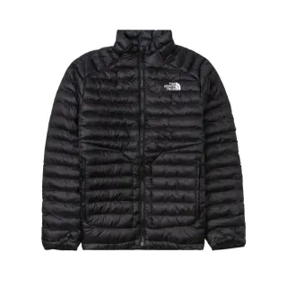 【The North Face 官方旗艦】北面男款黑色DWR防潑水舒適保暖立領鋪棉外套｜8AYJJK3