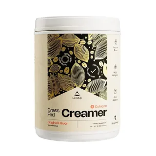 【LEVELUP】純淨C8 MCT防彈即溶粉 純C8 MCT+草飼奶油(540g/罐)