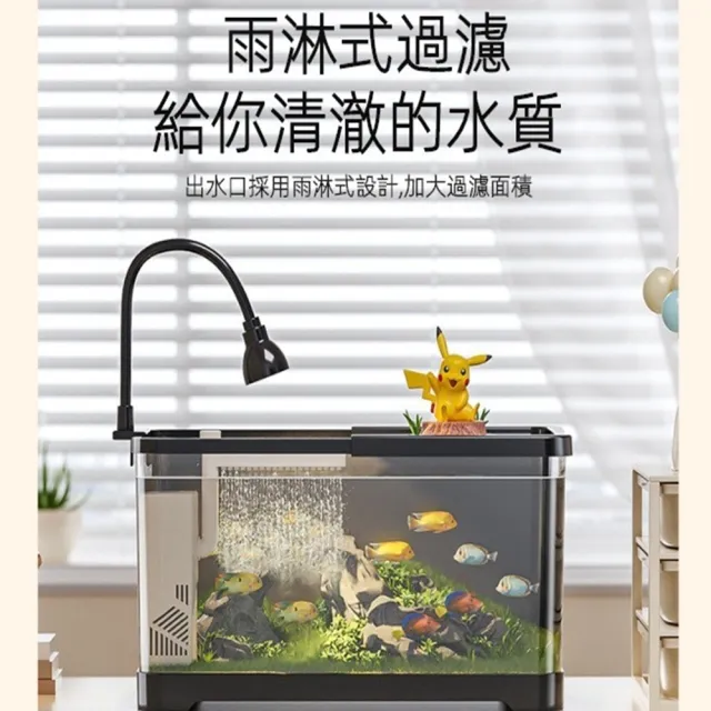 【星優】桌上型靜音生態魚缸 基礎款(免換水魚缸/桌面魚缸/小型魚缸/懶人魚缸/小魚缸/桌上缸/魚缸水族箱)