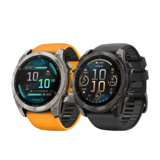 【GARMIN】Fenix 8 AMOLED 全方位戶外進階GPS智慧腕錶 51mm