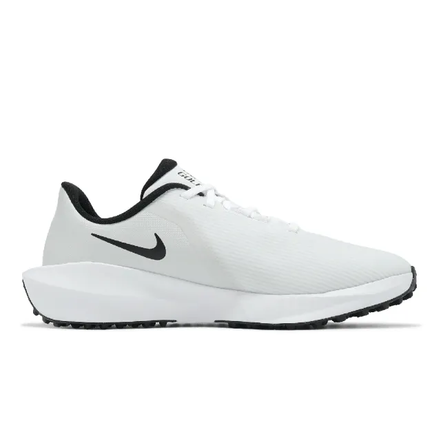 【NIKE GOLF】高爾夫球鞋 Infinity G NN 寬楦 男鞋 女鞋 白 黑 高球 休閒鞋(FN0565-100)