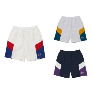 【REEBOK官方旗艦】Twin Vector Color Block Shorts 短褲_男/女(三款任選)