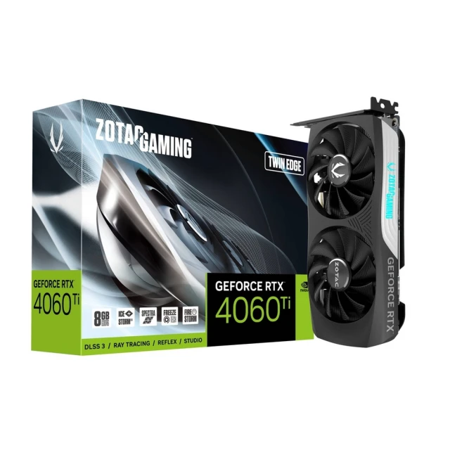 ZOTAC 索泰 RTX4060Ti+650W組合★GAMING GeForce RTX 4060 Ti 8GB Twin Edge顯示卡+酷碼 銅牌650W電源