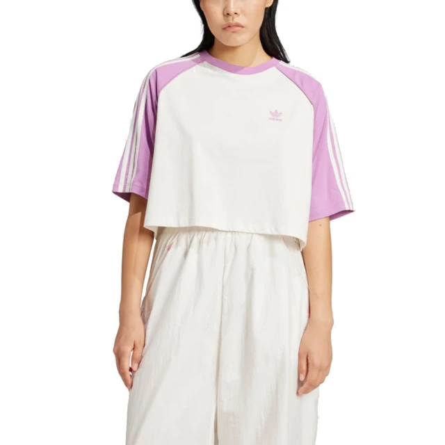 adidas 愛迪達 SST TEE 圓領短袖上衣 女 - IZ2827