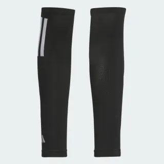 【adidas 愛迪達】Run Arm Sleeve 袖套 臂套 遮陽 網眼 反光 運動 慢跑 黑(IK4839)