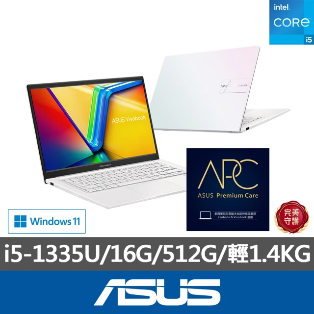 ASUS 升級16組★15.6吋Core 5效能筆電(Viv