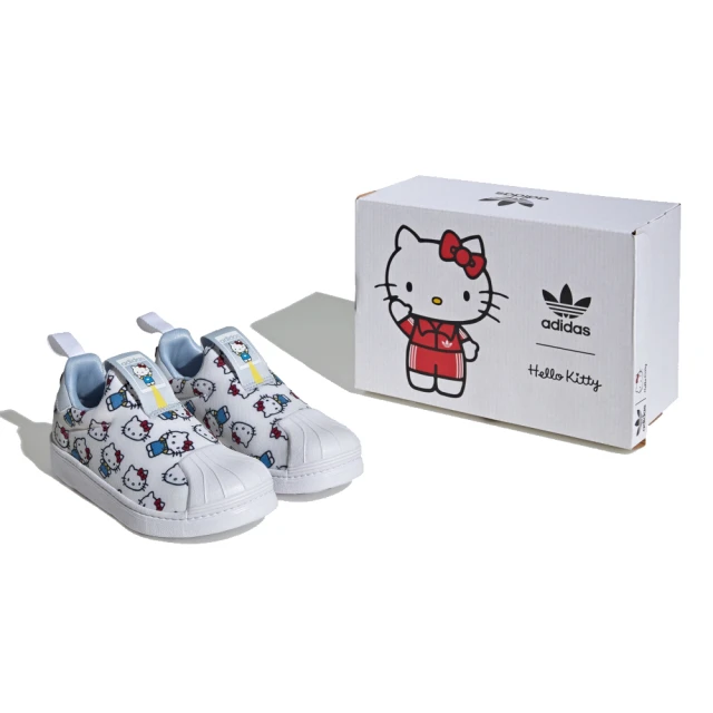 adidas 愛迪達 HELLO KITTY X SUPERSTAR 360 休閒鞋 中童 - IF7020