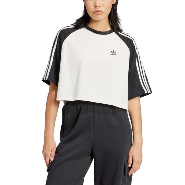 adidas 愛迪達 SST TEE 圓領短袖上衣 女 - IZ2828