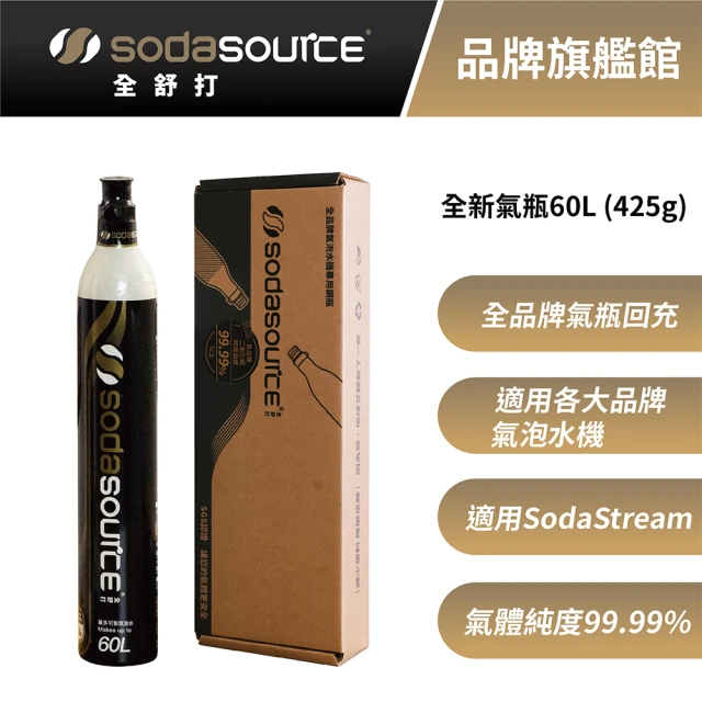 SodaSource 全舒打 425g CO2 兩入全品牌回