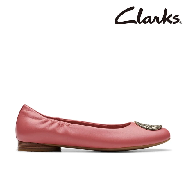 Clarks 女鞋 Loreleigh Ave 金屬圓牌飾釦娃娃鞋(CLF77374D)