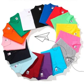 【LEESA】全棉POLO\上衣\襯衫領\POLO衫\翻領短袖\黑色POLO衫\素面POLO\團衣\上班穿搭\情侶