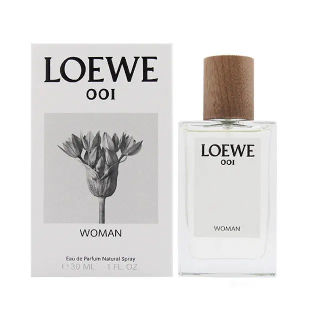 【LOEWE 羅威】001 WOMAN 女性淡香精/淡香水 30ml(多款任選 國際航空版)