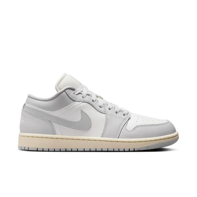 【NIKE 耐吉】休閒鞋 女鞋 運動鞋 喬丹 AJ1 WMNS AIR JORDAN 1 LOW 灰白 DC0774-103