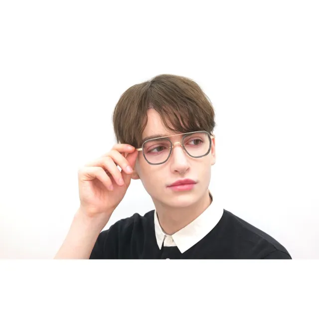【OWNDAYS】John Dillinger系列 威靈頓款金屬框光學眼鏡(JD2053B-3A C1)