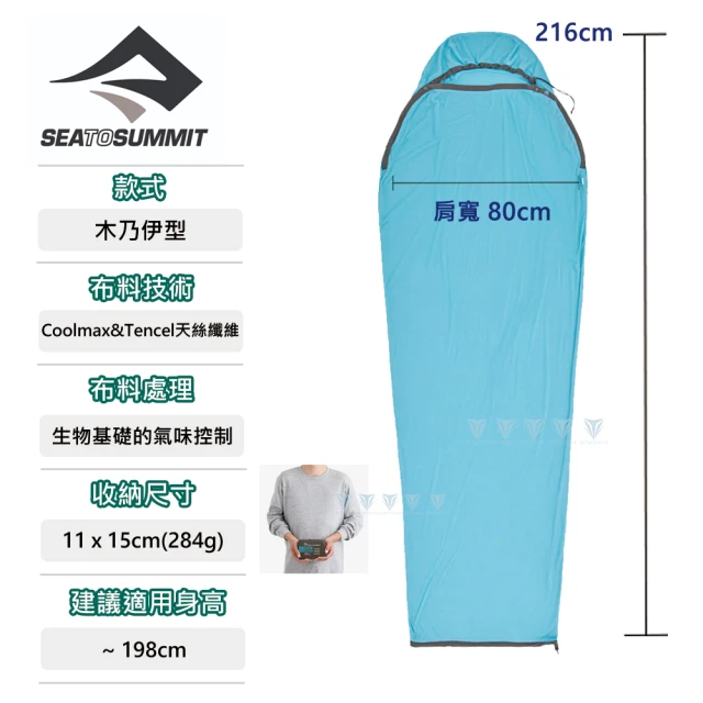 SEA TO SUMMIT Spark W -1極輕暖鵝絨睡