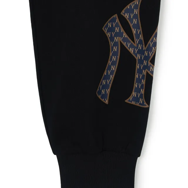 【MLB】運動褲 休閒長褲 Monogram系列 紐約洋基隊(3APTM0144-50BKS)