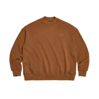 【EDWIN】男裝 吸濕排汗立領涼感長袖T恤(咖啡色)