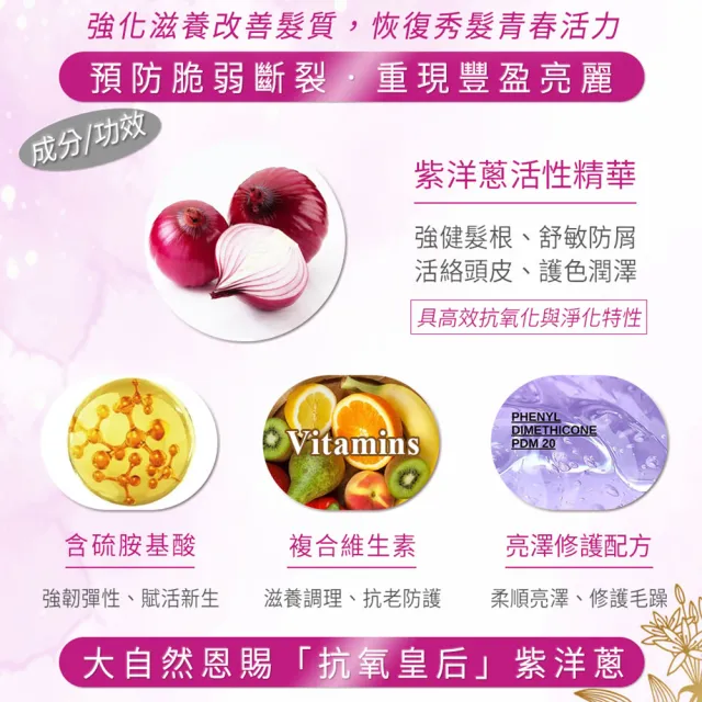 【babaria】洋蔥抗氧化護髮膜400mlx4入組(總代理公司貨)
