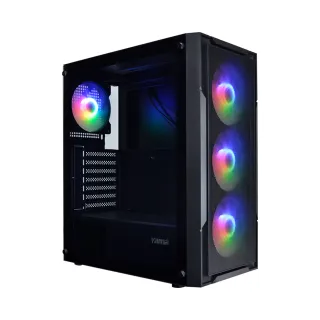 【技嘉平台】i5六核GeForce RTX 4060{雪光劍神}電競電腦(i5-12400F/H610/16G/1TB)