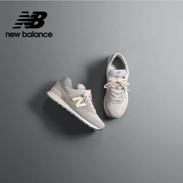 【NEW BALANCE】NB 復古鞋/運動鞋_WL574FJ2-B_女性_奶油粉_緞帶鞋帶(MOMO獨家販售)