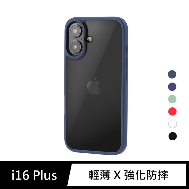 General iPhone 16 Plus 手機殼 i16 Plus 6.7吋 保護殼 輕薄防摔鏡頭加高保護套