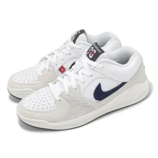 【NIKE 耐吉】休閒鞋 Jordan Stadium 90 男鞋 米白 深藍 復古 喬丹(DX4397-146)