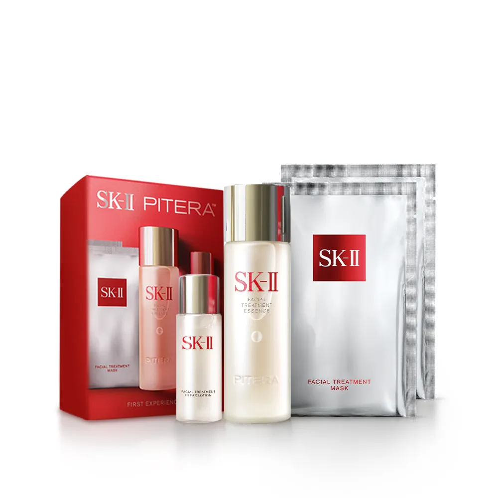 【SK-II】官方直營 青春露體驗套裝(青春露75ml+化粧水30ml+敷面膜2片/新客入門首選)