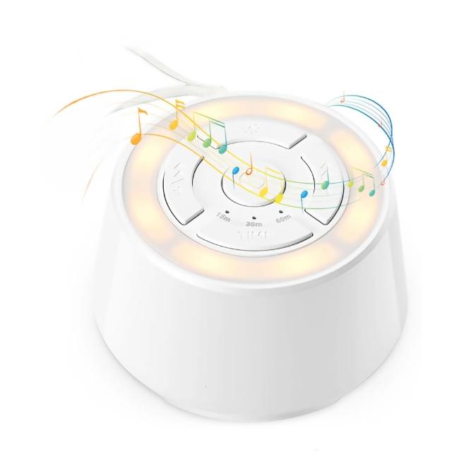 【自然音效】智能白噪音睡眠儀-16種音樂(除噪 助眠儀 除噪音 助眠器 安撫器 睡眠機 嬰兒 小夜燈)