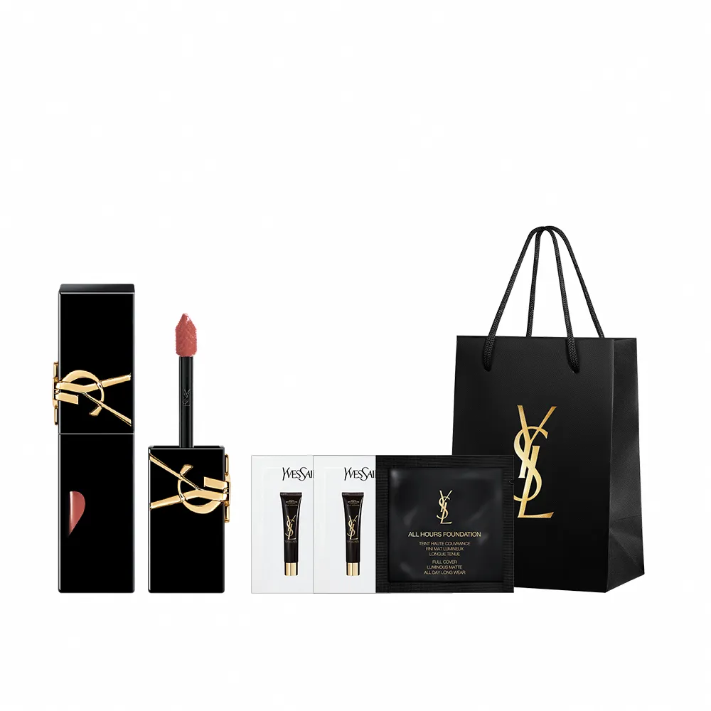 【YSL】官方直營 奢華印記鎖心光唇釉(任選1款/新品上市)