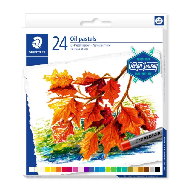 【STAEDTLER 施德樓】施德樓 金鑽專家級油性粉彩24色組 MS2420C24
