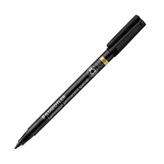 【STAEDTLER 施德樓】施德樓 奈米工業專用油性筆-F MS319 F