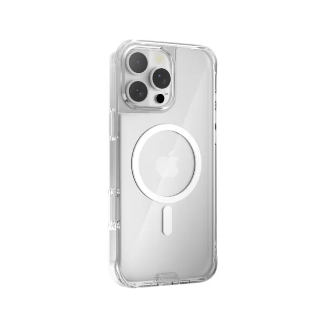 【hoda】iPhone 17/16 Plus/Air/Pro/Pro Max MagSafe晶石鋼化玻璃軍規防摔保護殼