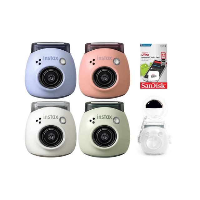 【FUJIFILM 富士】instax Pal 掌上型迷你相機 公司貨(贈64G卡水晶殼自拍鏡套組)