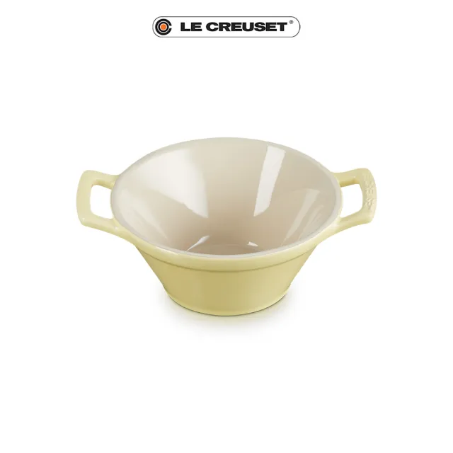 【Le Creuset】瓷器卡蘇雷碗(愛麗絲黃)