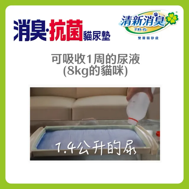 【Unicharm Pet清新消臭】消臭抗菌貓尿墊10片/8片(無香/天然沐浴/淡雅清香/多貓用/消臭大師)