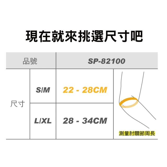 【BodyVine 巴迪蔓】護肘加壓帶(左右通用-1只 護肘 肘關節 網球肘 高爾夫球肘 SP-82100)