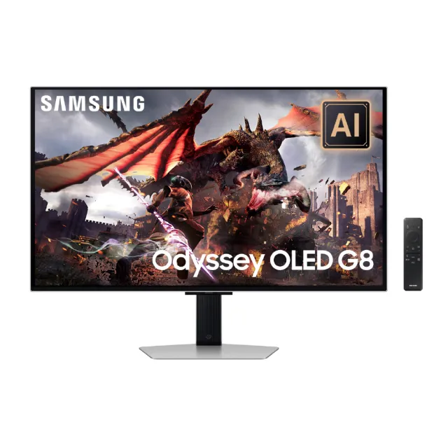 【SAMSUNG 三星】32吋4K  OLED 抗眩光智慧聯網顯示器(LS32DG802SCXZW)