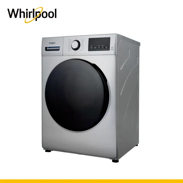 【Whirlpool 惠而浦】贈洗衣球-10公斤Essential Clean溫水洗脫烘變頻滾筒洗衣機(WEHC10BBS)