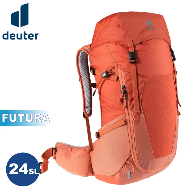 deuter FUTURA 24SL 透氣網架背包《橘紅》3400521/輕量登山包(悠遊山水+)