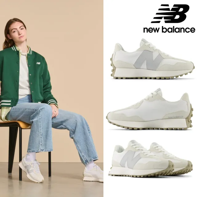 【NEW BALANCE】NB 復古鞋/運動鞋_女性_海鹽灰_WS327KE-B