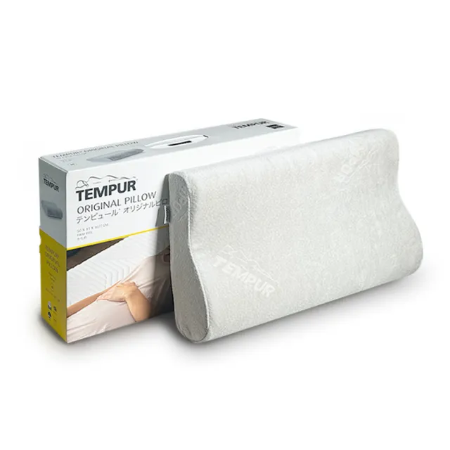 【TEMPUR 丹普】ORIGINAL PILLOW 灰色 日本國內版枕頭(原創枕 頸枕)