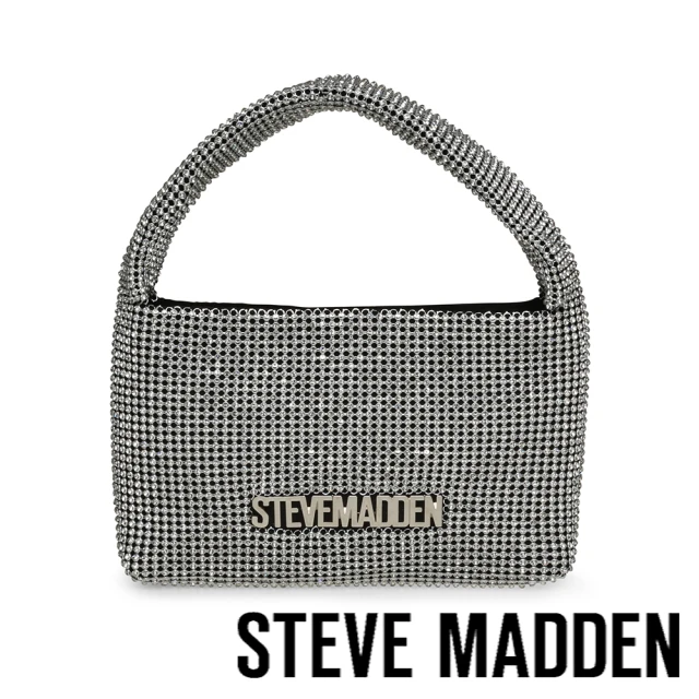 steve madden BSHIRI 水晶手提小方包(銀色