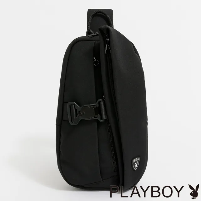 【PLAYBOY】單肩背包  Infinity系列(黑色)
