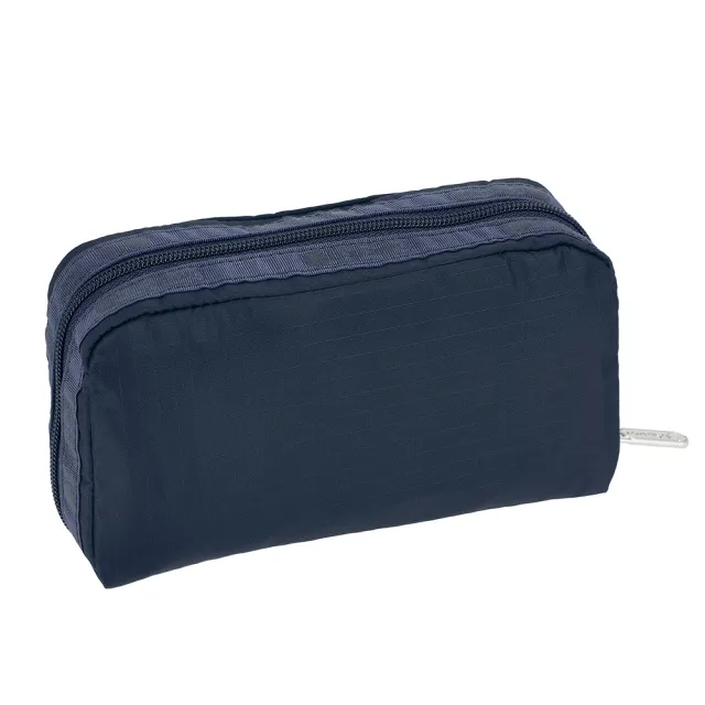 【Lesportsac】Rectangular Cosmetic 長形化妝包 收納包 送禮 禮物 推薦 女包(深海藍)