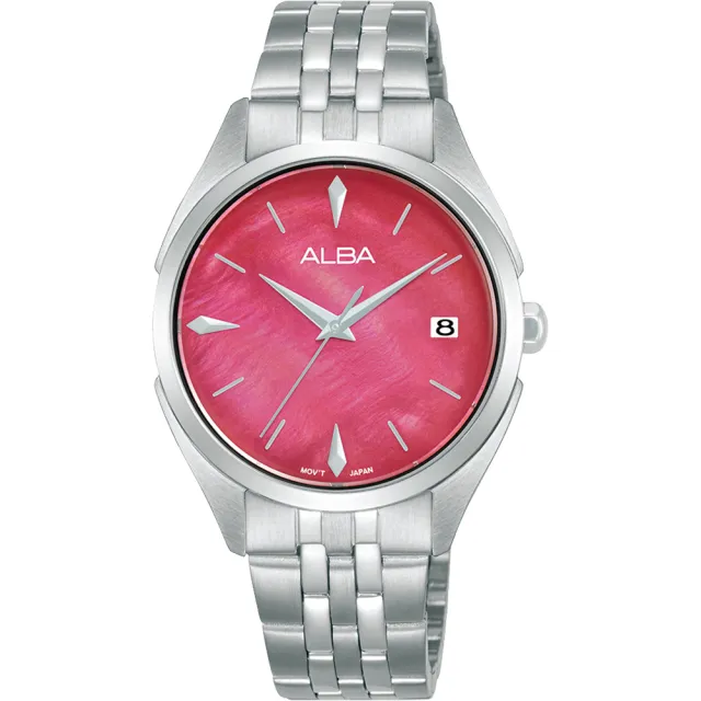 【ALBA】雅柏 薔薇紅珍珠貝女錶-32mm 母親節 送禮 禮物(AG8P41X1/VJ32-X345R)