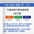 【E極亮】LED MR16 12V 5W 杯燈 白光 黃光 4入組(LED MR16 軌道燈 含驅動)