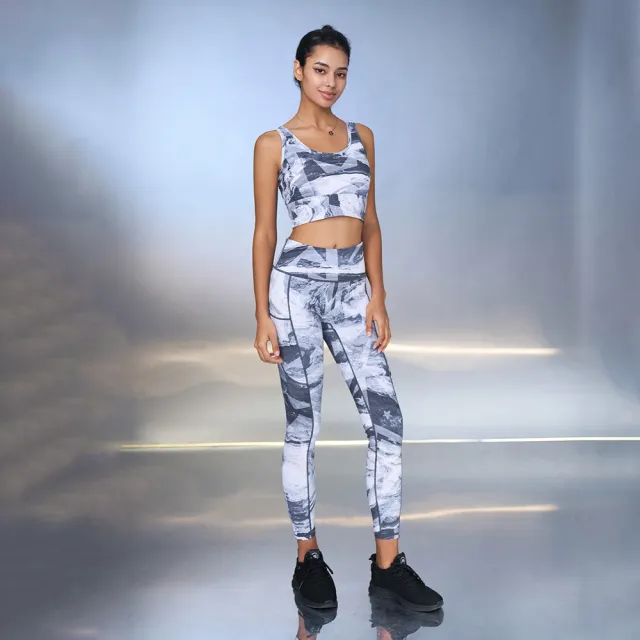 【MAJOR MADE】品牌塗鴉修身Legging(運動褲/瑜珈褲/內搭褲)